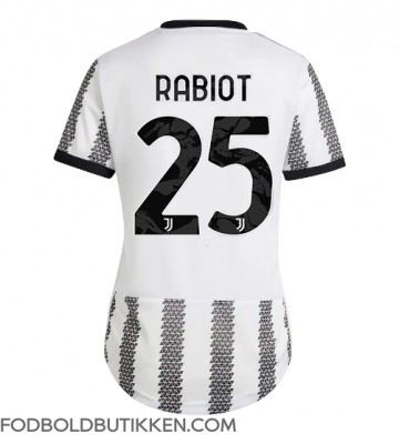 Juventus Adrien Rabiot #25 Hjemmebanetrøje Dame 2022-23 Kortærmet